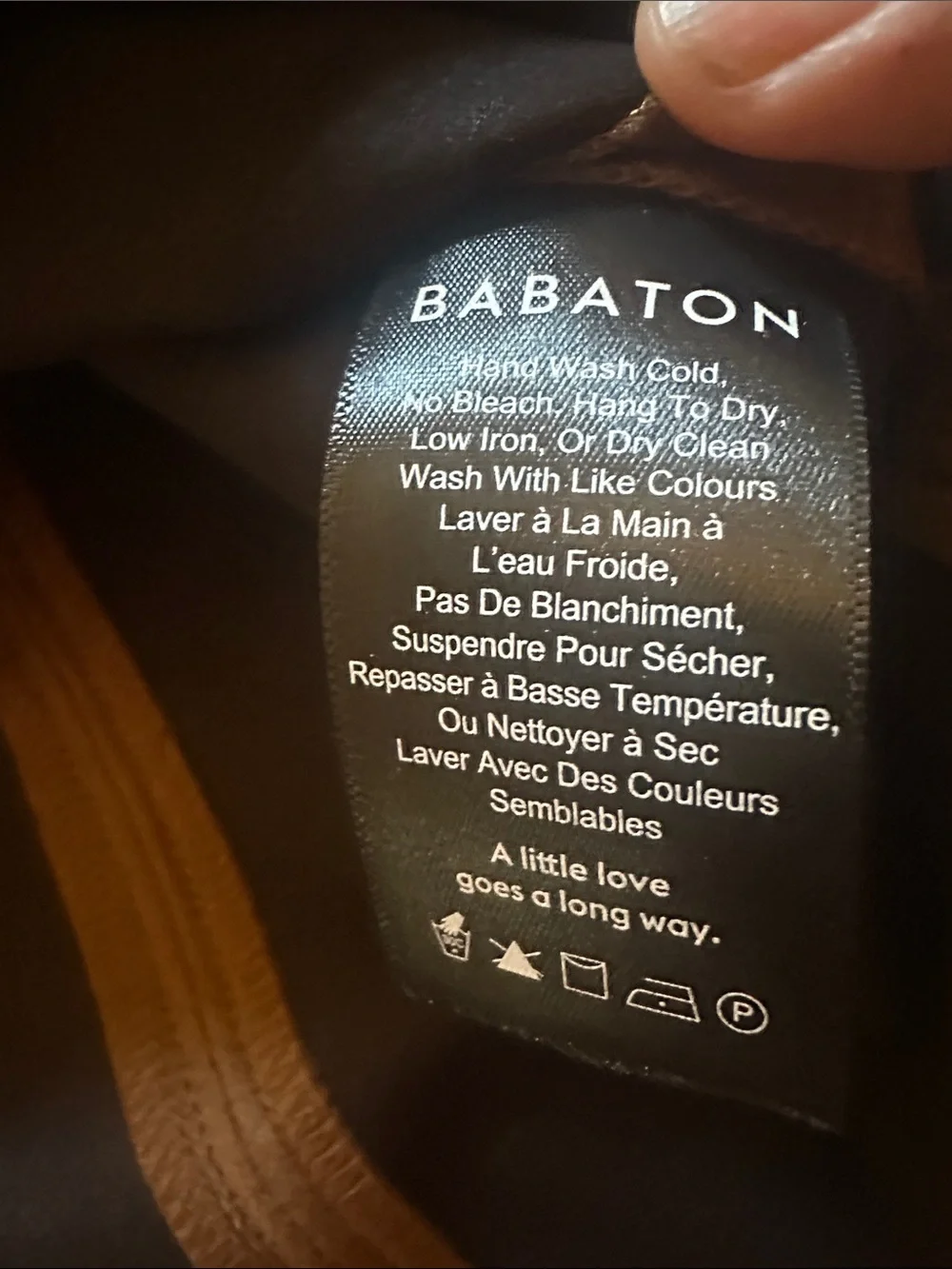 Aritzia Babaton Faux-Suede A-Line Skirt